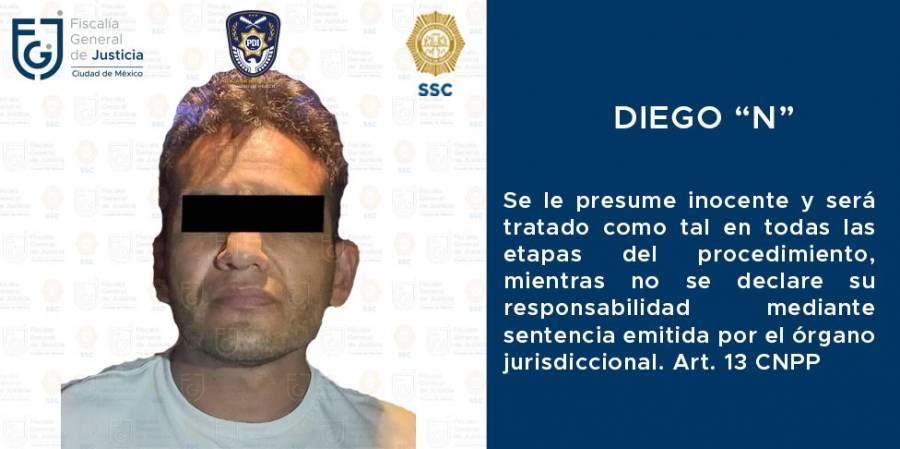 Detienen a feminicida en el marco del Día Internacional de la Mujer
