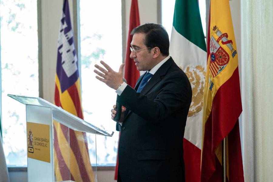 Canciller español visita el Senado; da la bienvenida a Quirino Ordaz