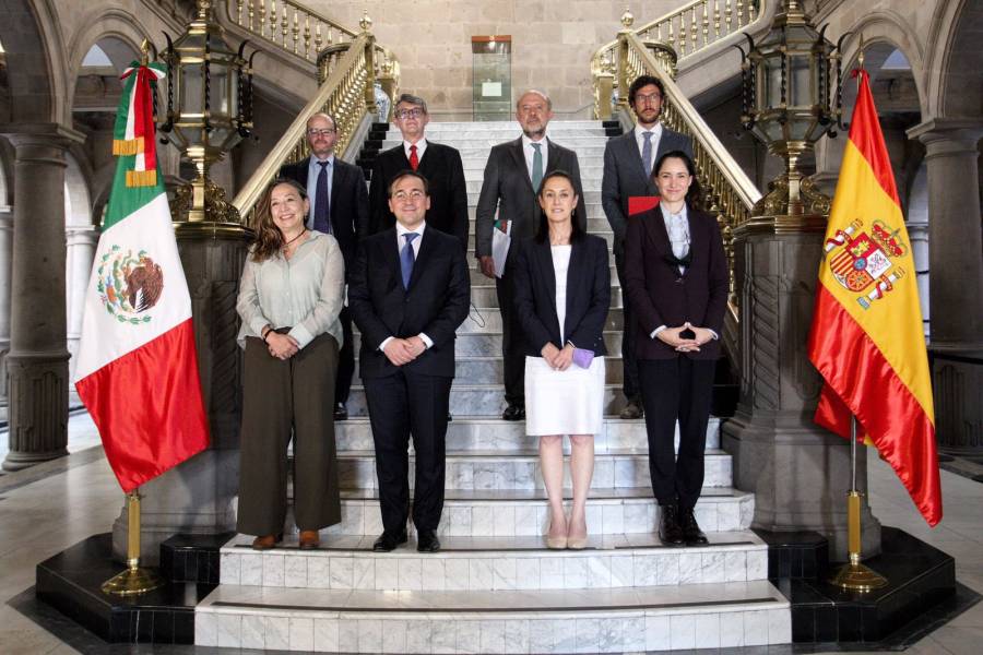 Sheinbaum recibe al ministro de Asuntos Exteriores de España