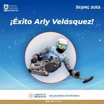 Hoy compite Arly Vel&aacute;squez en Beijing 2022