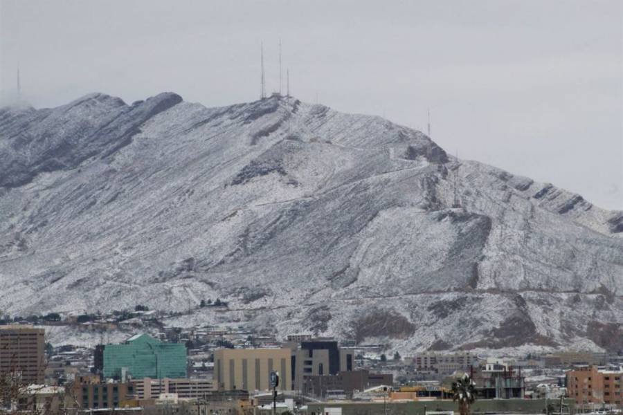 Se registra nevada en Ciudad Juárez, Chihuahua