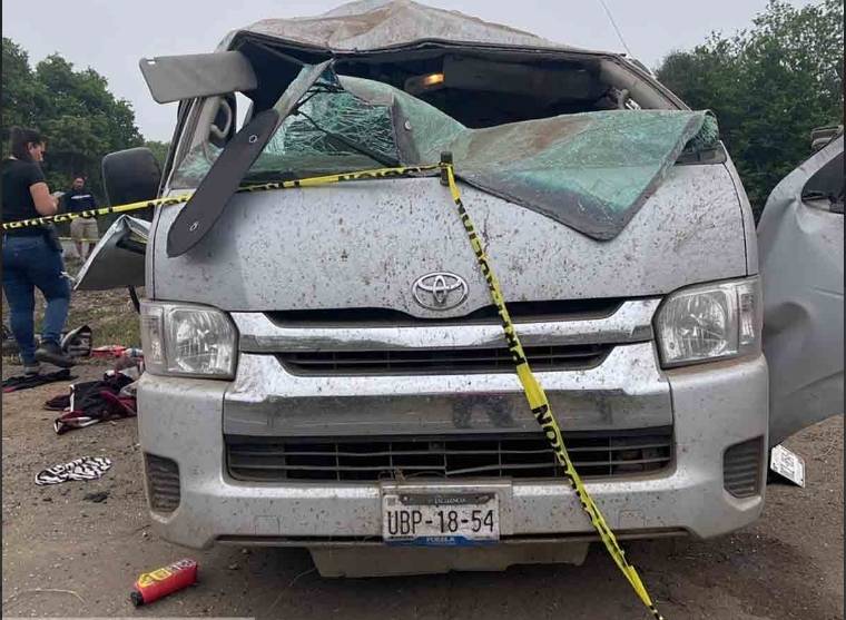 Accidente deja tres migrantes muertos en Veracruz