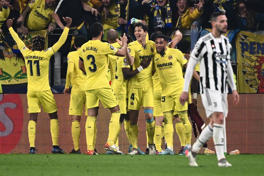 Villarreal da la sorpresa y elimina a la Juventus en la Champions