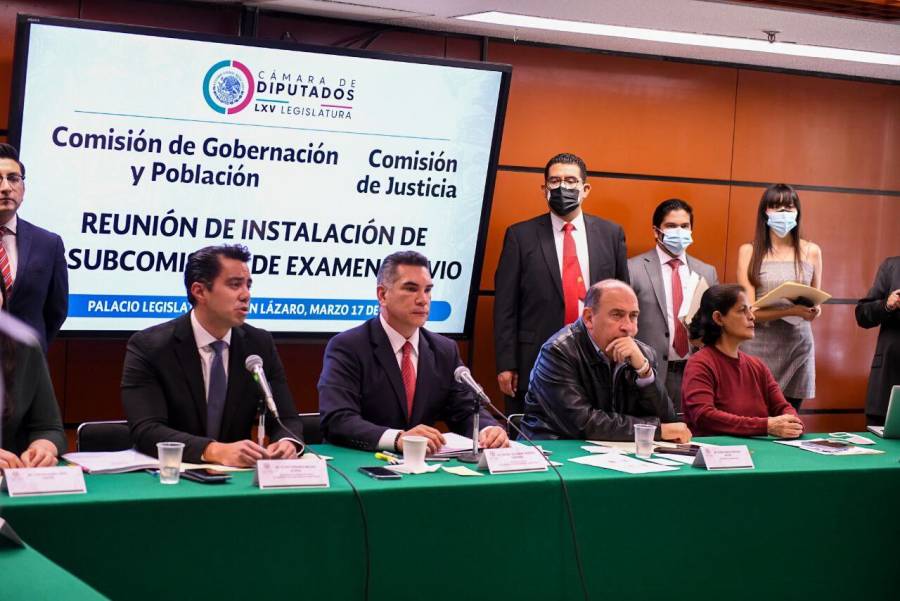 Instalan en Cámara de Diputados la Subcomisión de Examen Previo