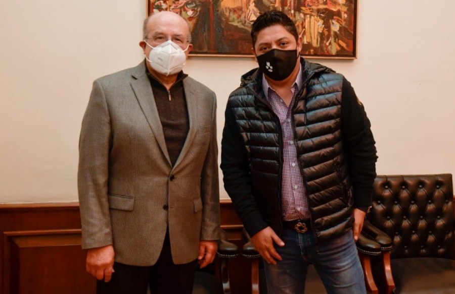 Gallardo Cardona recibe proyecto de rescate de la Alameda y repoblación del Centro Histórico