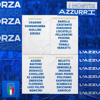 Italia convoca 33 jugadores para repesca mundialista