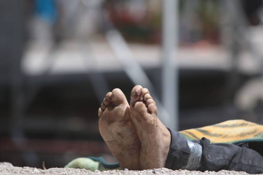 Hallan en Puebla un cadáver que era devorado por perros