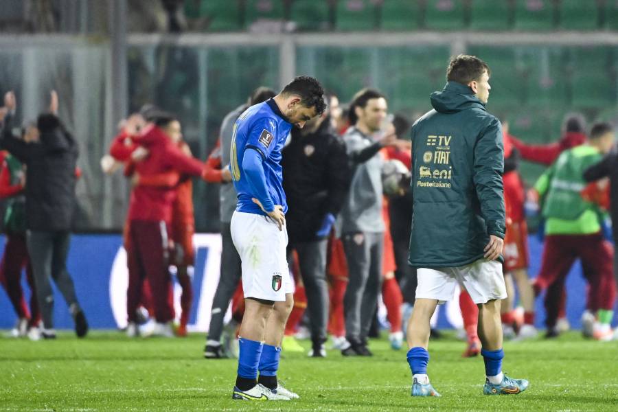 ¡Tragedia! Italia queda eliminada de Qatar 2022 tras caer ante Macedonia del Norte