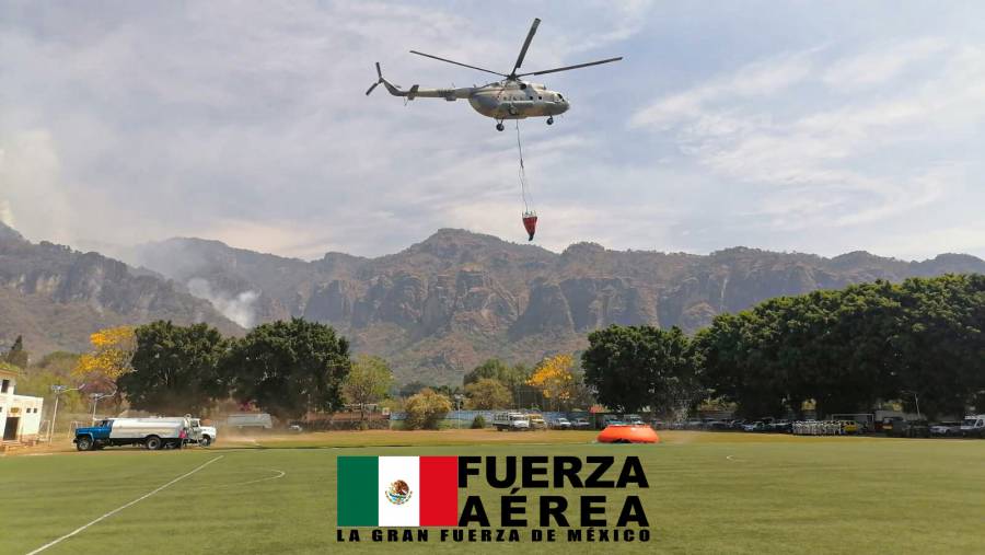 Incendio en el Cerro del Tepozteco está controlado en un 60%: CNPC