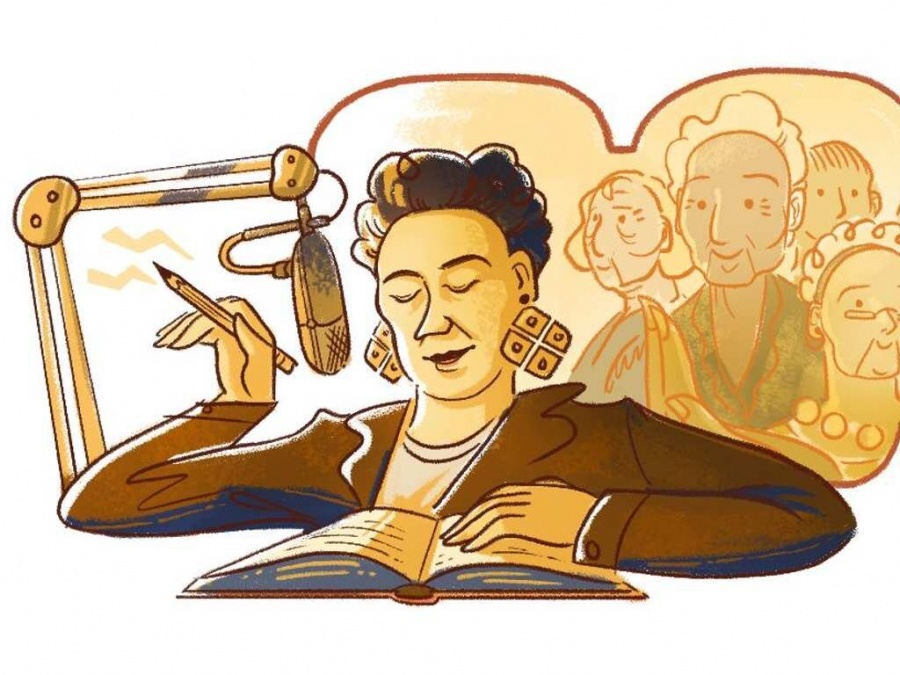 Google celebra con doodle el nacimiento de Emma Godoy