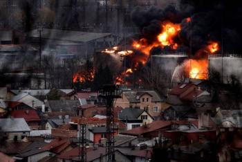 Dos ataques en Lviv, Ucrania, dejan al menos 5 heridos