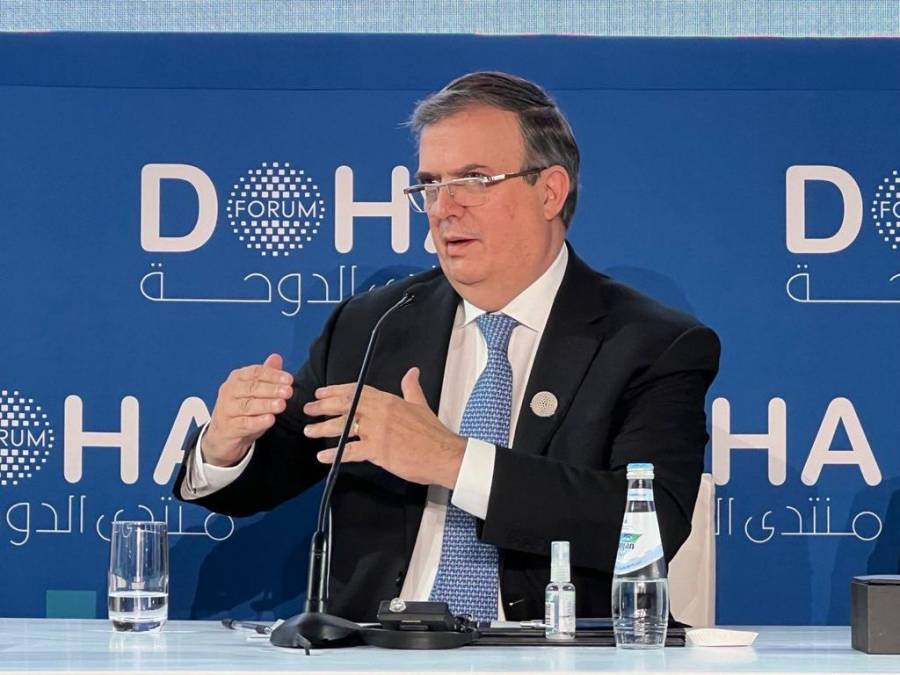 Marcelo Ebrard presenta en Doha el fondo de adaptación climática de la Celac