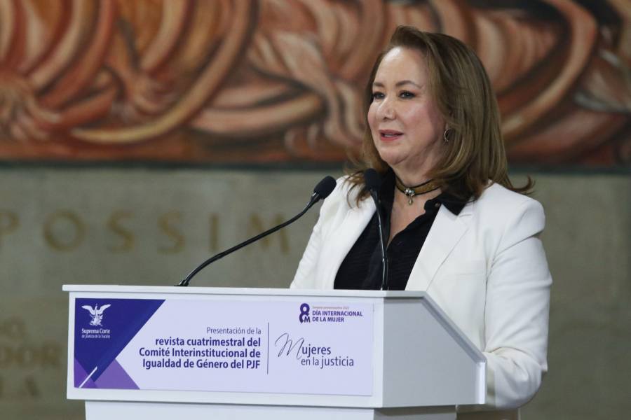 Ministra Yasmín Esquivel a favor de amparo liso y llano para Laura Morán