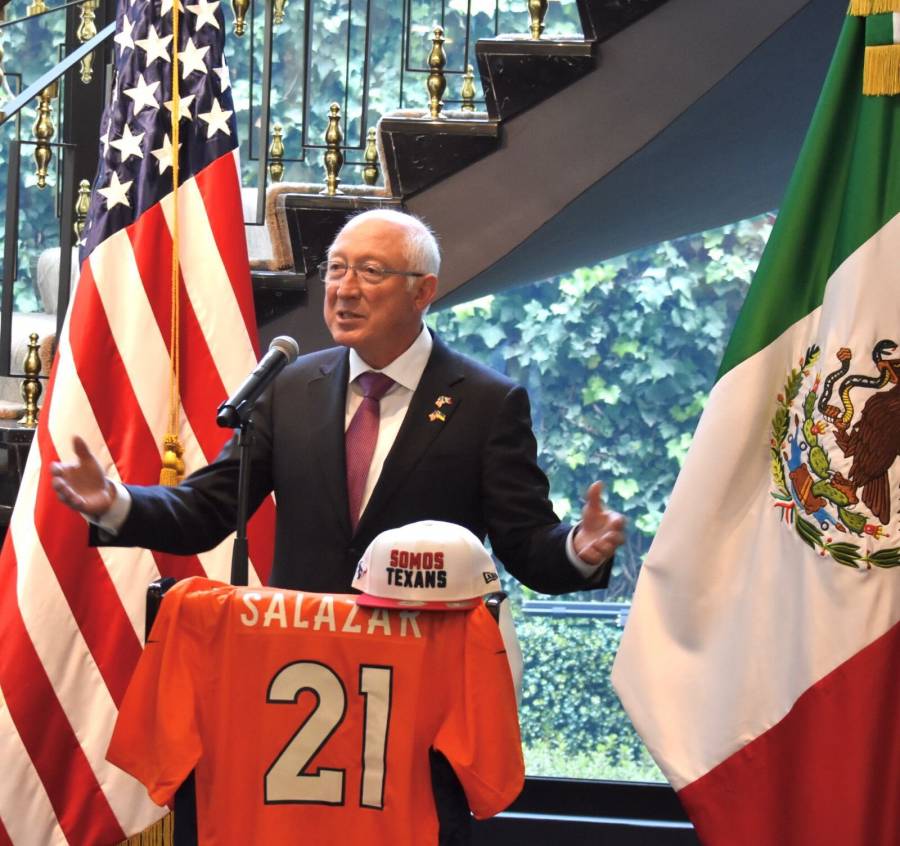 Ken Salazar declaró que en México hay mucho por hacer en materia de seguridad