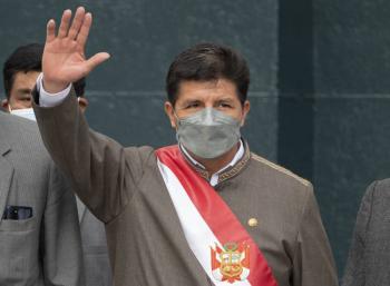 Presidente Pedro Castillo se salva de ser destituido por el Congreso de Per&uacute;
