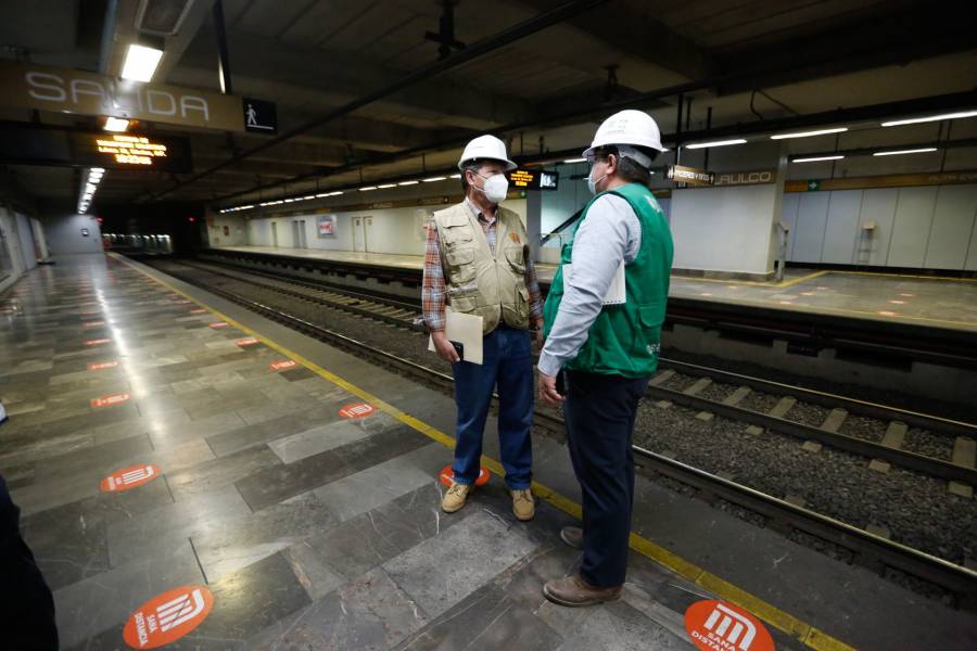 Anuncian reconstrucción en túnel de la L12 del Metro