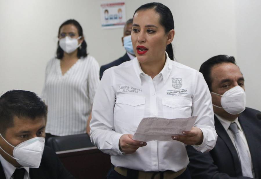 Sandra Cuevas pide a Sheinbaum trabajar por vecinos de Cuauhtémoc