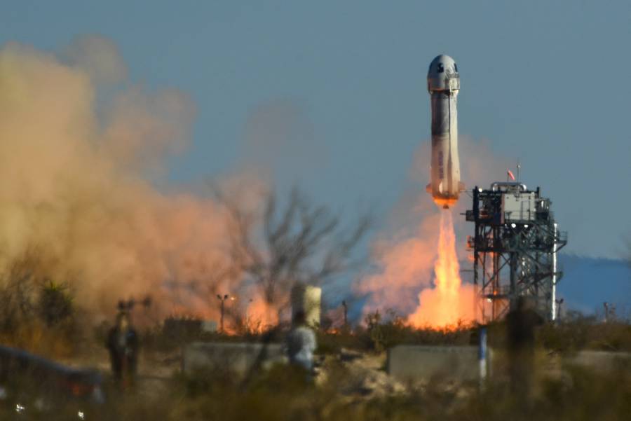 Blue Origin realiza con &eacute;xito su cuarto vuelo al espacio tripulado