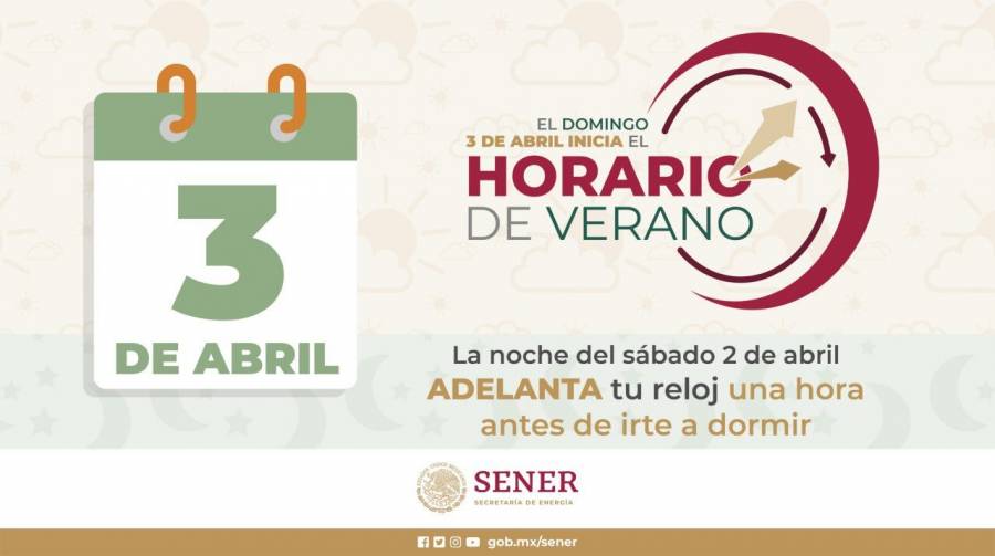 Alista tu reloj porque ma&ntilde;ana inicia el horario de verano