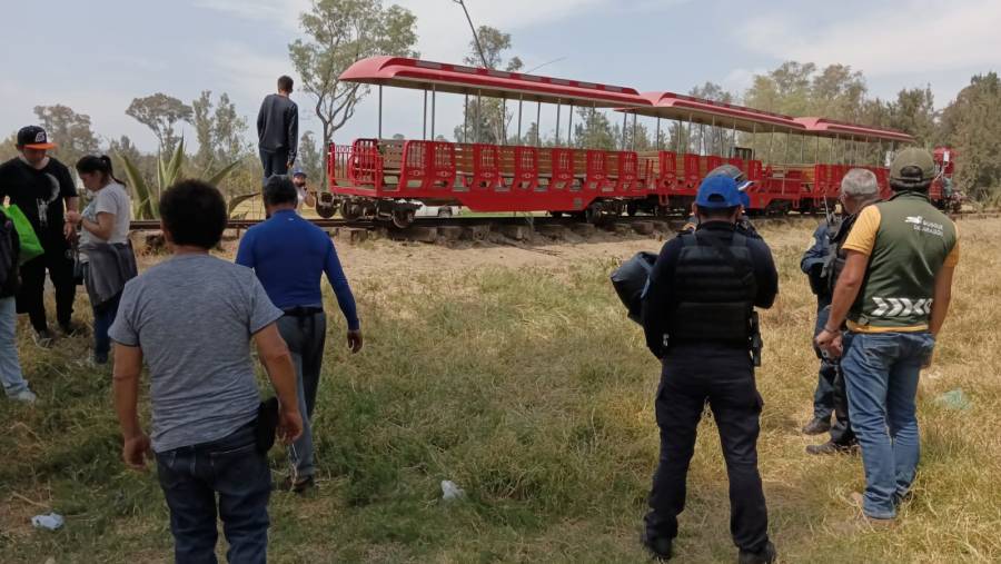 Reportan 11 heridos por accidente en “trenecito” en Bosque de Aragón