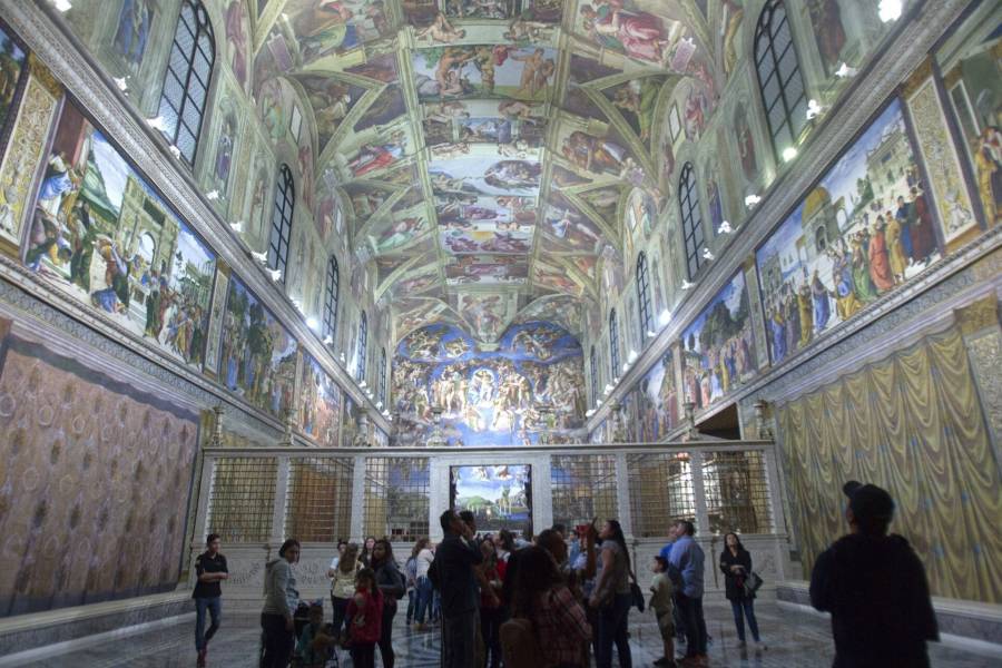 ¡Del Vaticano a la CDMX! Visita la réplica de la Capilla Sixtina en el Zócalo