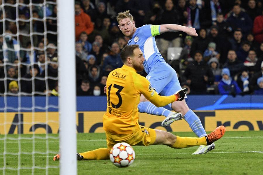 UCL | De Bruyne rompe el muro del Atlético de Madrid