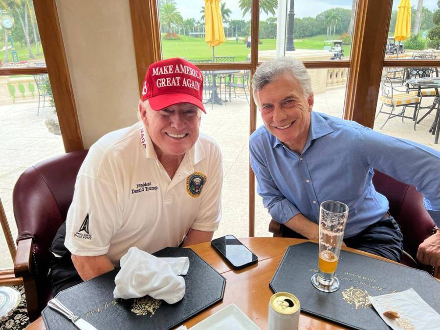 Trump y Macri se reúnen en Palm Beach
