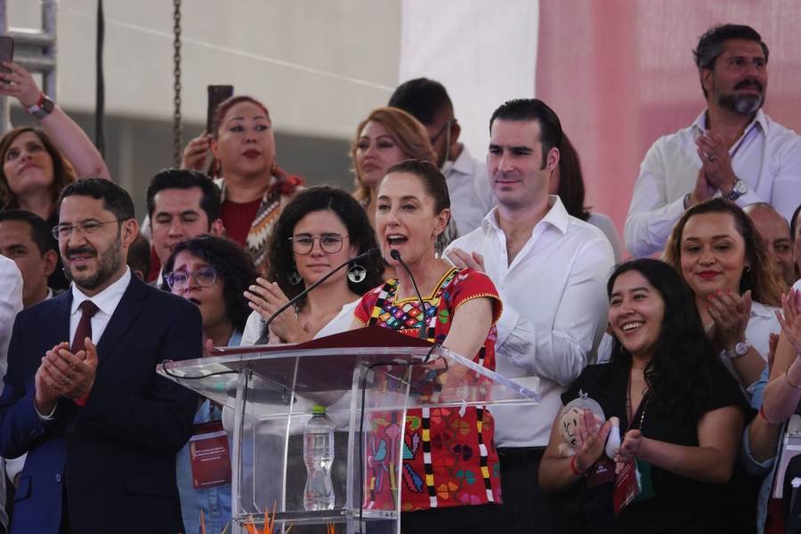 PAN denuncia a Claudia Sheinbaum por mitin en el Monumento a la Revolución