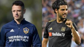En el cl&aacute;sico del tr&aacute;fico de la MLS, Vela y “Chicharito” se enfrentar&aacute;n por primera vez.