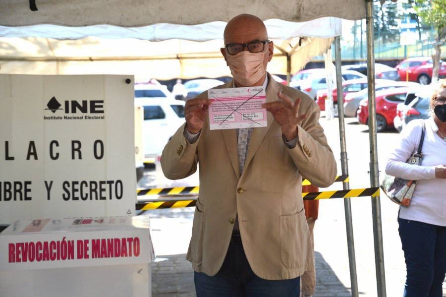 Dirigente nacional de Movimiento Ciudadano anula su voto en revocación de mandato