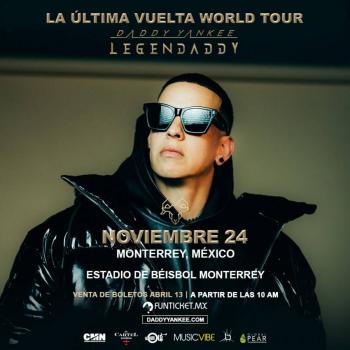 Precio de los boletos para Daddy Yankee en México alcanzan los 2,490 pesos