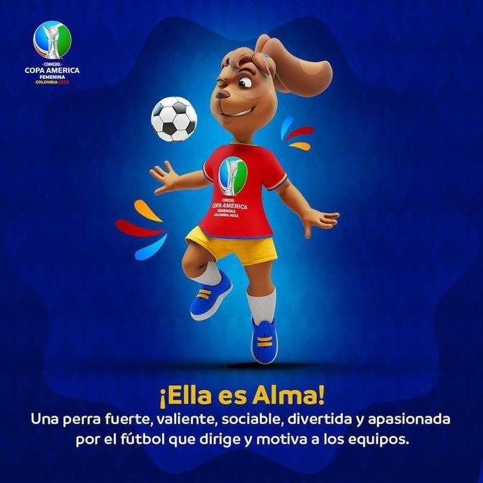 Critican a Conmebol por mascota de Copa América femenil