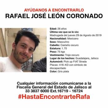 Tras dos meses de desaparecido, encuentran cuerpo de Rafael Dur&aacute;n en un barranco de  Zapopan