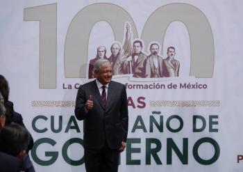 INE rechaza queja del PRD por informe de AMLO