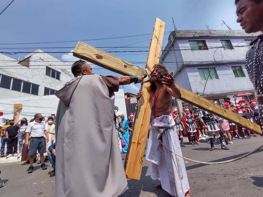Cuajimalpa realiza la 107 representación de la Pasión y Crucifixión de Jesús de Nazaret