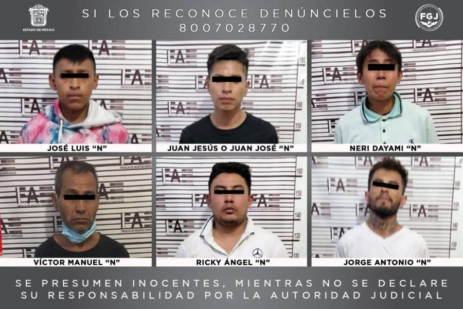 FGJEM detiene a ocho presuntos involucrados en el multihomicidio de Tultepec