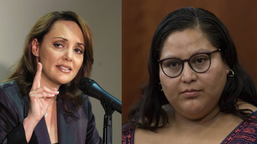 Por campaña “traidores a la patria” de Morena, se enfrentan Citlalli Hernández y Lilly Téllez