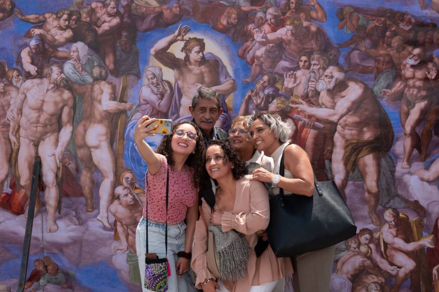 Inauguran Capilla Sixtina en la CDMX; es la segunda ocasión que se presenta