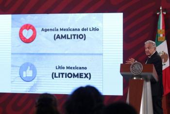 L&oacute;pez Obrador no quiere que la empresa de exploraci&oacute;n de litio lleve su nombre