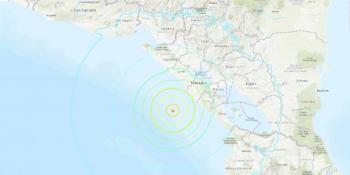 Sismo de 6.7 sacude costa de Nicaragua. No se reportan daños.