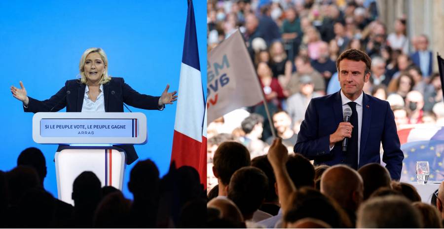 Macron y Le Pen, al ataque en el tiempo de descuento de la presidencial de Francia