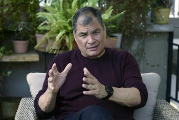 Expresidente de Ecuador Rafael Correa recibi&oacute; refugio en B&eacute;lgica