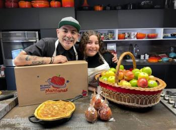 Chef Aquiles Chávez Celebra el día del niño con manzanas y recetas de cocina
