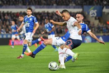 El campe&oacute;n Par&iacute;s SG empata en Estrasburgo a pesar de Mbapp&eacute;