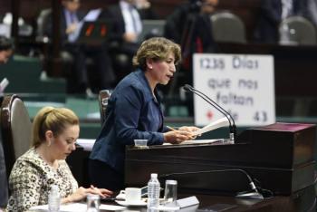 Pide Delfina G&oacute;mez a diputados presupuesto para La Escuela es Nuestra