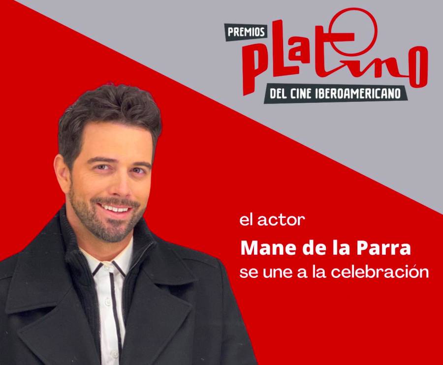 Mane de la Parra es invitado a la gala de Premios Platino en España