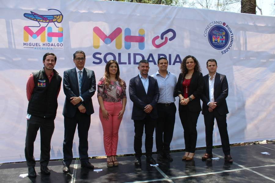 Mauricio Tabe da banderazo al programa “M.H Solidaria” de la mano con la Iniciativa Privada