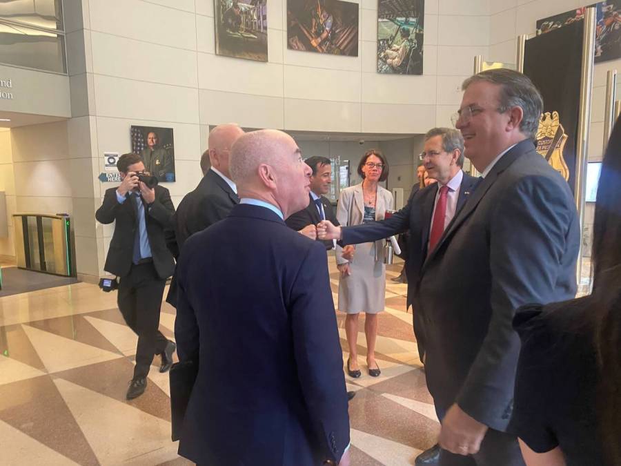 Ebrard y Mayorkas se reúnen para hablar de seguridad y migración
