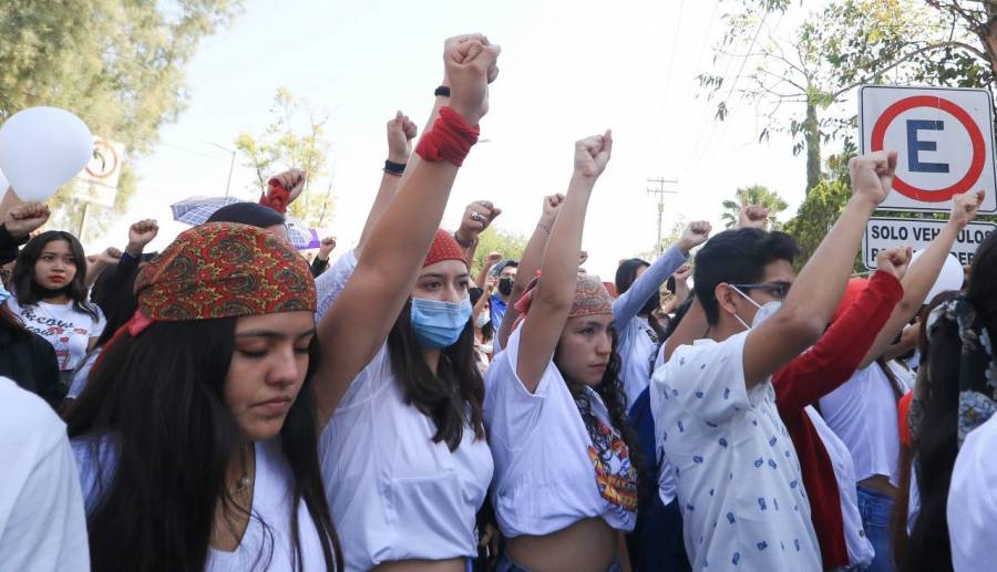 Estudiantes en Guanajuato protestan por asesinato de Ángel Yael