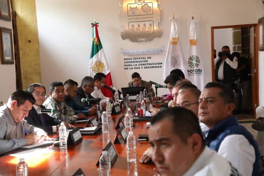 Gobernador de San Luis Potosí hace un llamado a municipios para reforzar la seguridad